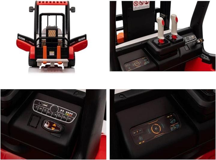 Produktbild Es-toys Kinderauto – Elektro Gabelstabler – 12V7AH Akku, 2 Motoren + 2,4Ghz -638 (12 V)