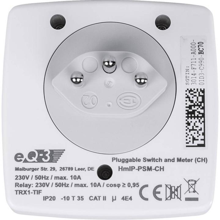 Produktbild EQ-3 Schalt-Mess-Steckdose (CH)