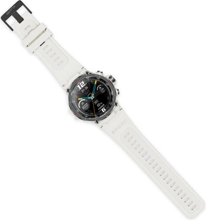 Actual product image veho Kuzo F1-S GPS Sports Smartwatch - White (46 mm)