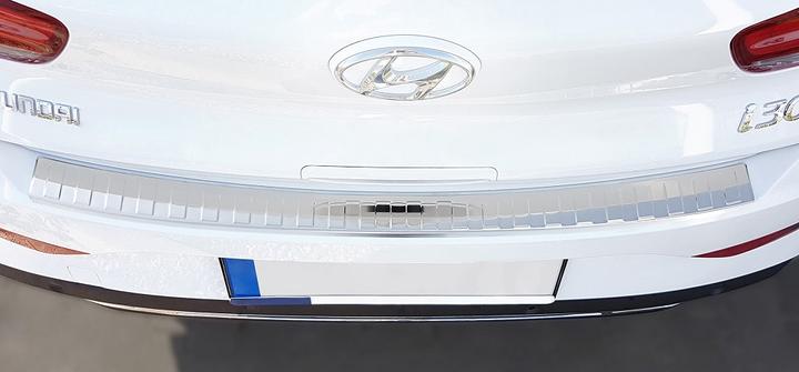 Image du produit Avisa Protection de pare-chocs en acier inoxydable pour Hyundai i30 Fastback de 2020 à aujourd'hui (Arrière)