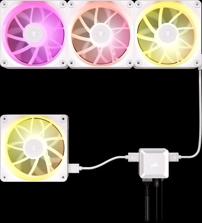 Produktbild Corsair iCUE LINK LX140 RGB (140 mm, 2 x)