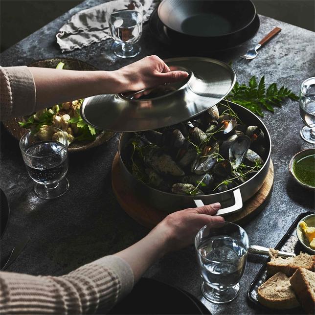 Image du produit Fiskars Poêle Nord compartiment acier 28 cm (28 cm, Cocotte + faitout)