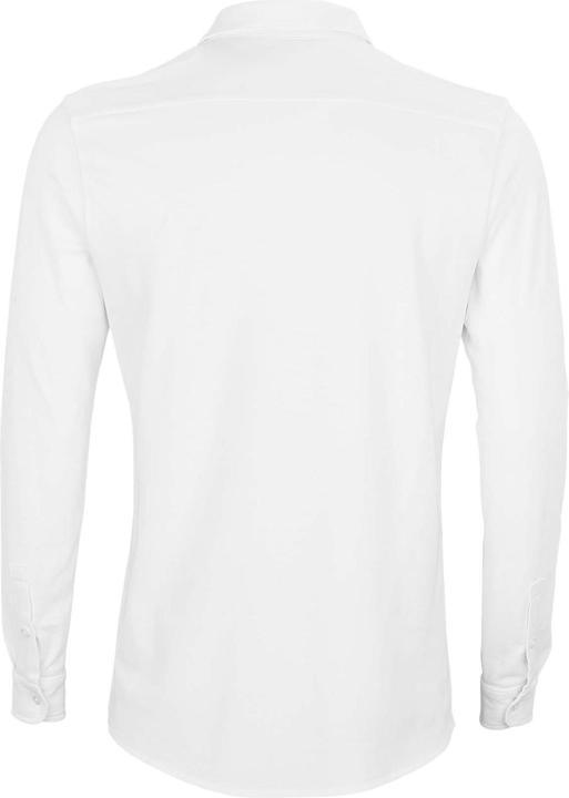 Actual product image Neoblu Mens Basile Piqué Organic Long-Sleeved Shirt (M)