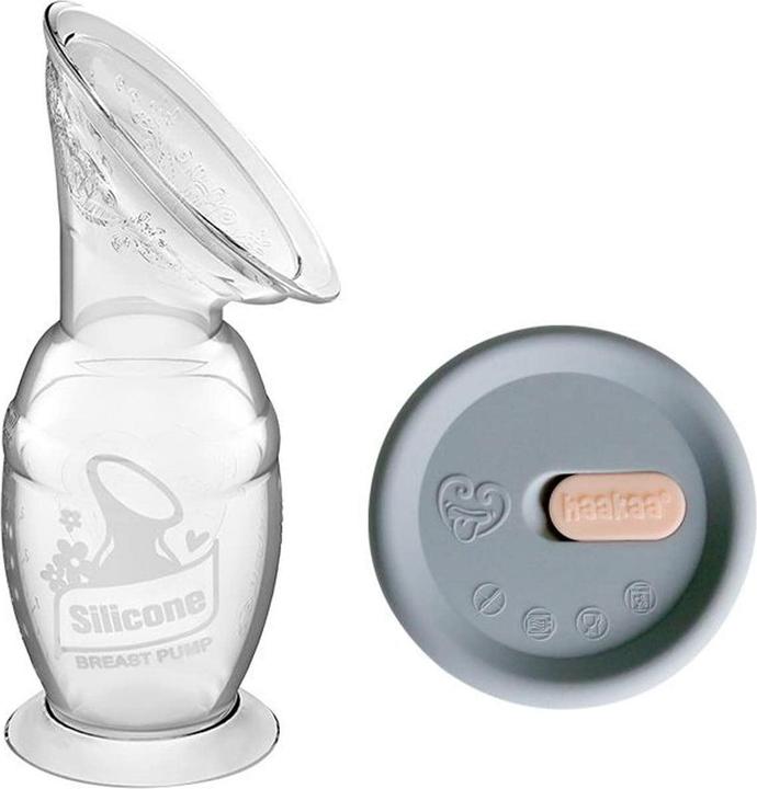 Haakaa 100ml Silicone Breast Pump with Suction Base & Silicone Cap