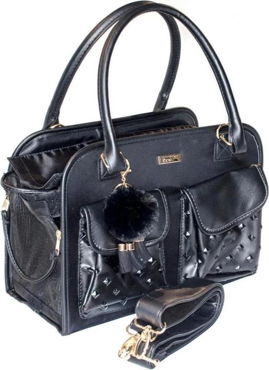 Produktbild InnoPet Tiertransport-Tasche Jaguar, Schwarz, 27 x 37 x 17 cm (Hund, Atmungsaktiv)