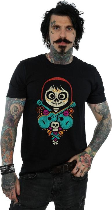 Actual product image Disney Mens Coco Miguel Crossed Guitars T-Shirt (5XL)