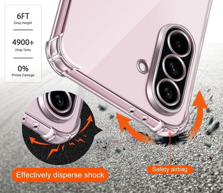 Produktbild Screenguard Crystal Soft Airbag Bumper Hülle (Samsung Galaxy A56)