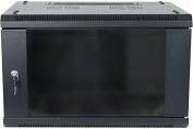 Produktbild Allnet 19 Wandgehäuse 18HE B600 / T600mm 2-teilig *schwarz* SMB-Serie (18 HE, 19 Zoll Rack)