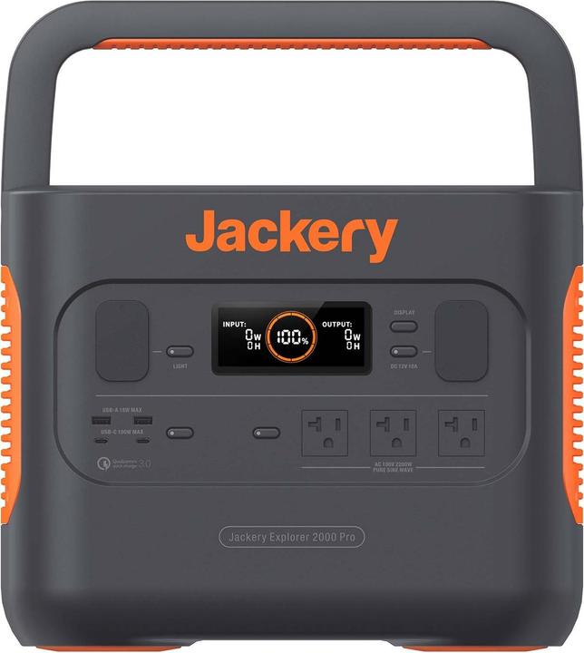 Produktbild Jackery Explorer 2000 Pro (2160 Wh, 19.50 kg)