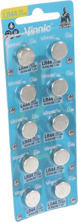 Immagine prodotto Vinnic Positive Power (10 pz., LR44, 175 mAh)