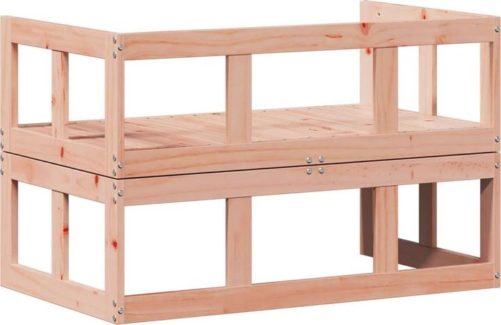 Actual product image VidaXL 2-in-1 garden sofa, extendable Douglas fir