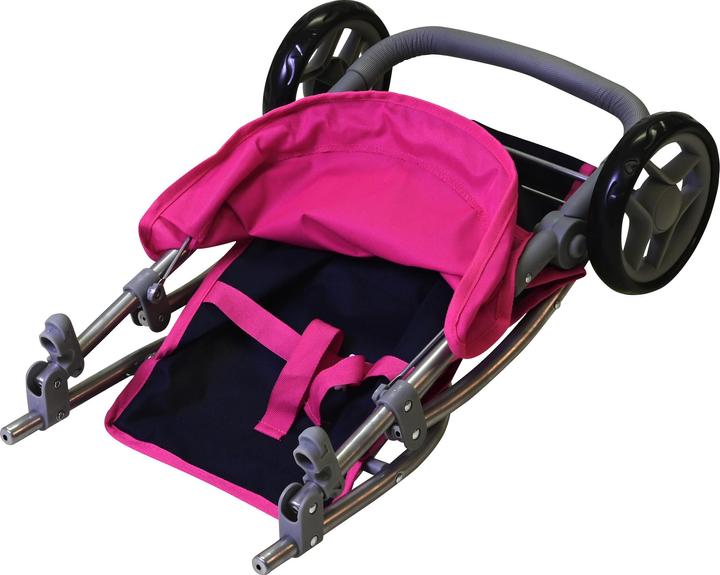 Image du produit Knorrtoys Poussette de poupée Jogger Lio - flying hearts blue pink