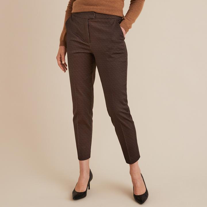 Anne Weyburn 7/8-Hose mit Slim-Fit und grafischem Muster (40)
