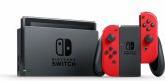 Actual product image Nintendo Switch Red + Super Mario Odyssey Download Code + The Super Mario Bros. Movie Sticker