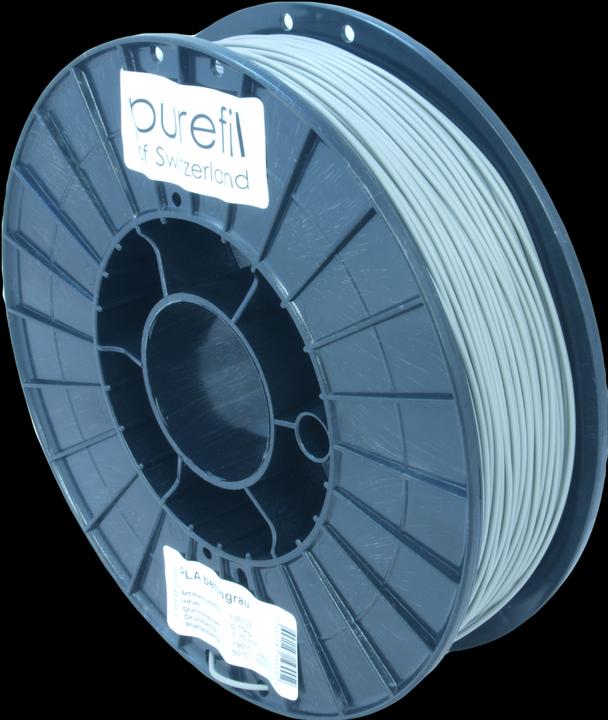 Actual product image Purefil Filament (PLA, 1.75 mm, 750 g, Grey)
