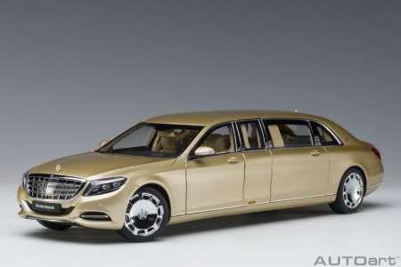 Produktbild AUTOart MERCEDES Maybach S gold 1:18 S 600 Pullman
