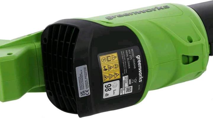 Image du produit Greenworks GD40AB Souffleur axial à batterie 40VSANS BATTERIE ET CHARGEUR DE BATTERIE (Fonctionnement sur batterie, Aspirateurs à feuilles)
