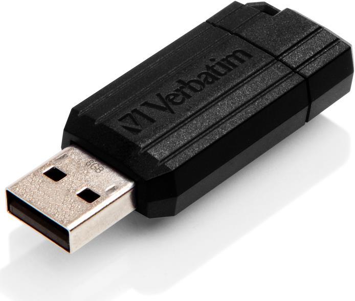 Actual product image Verbatim PinStripe pack of 10 bulk (8 GB, USB 2.0)