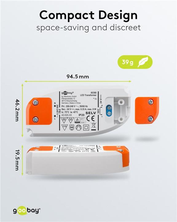 Produktbild Goobay LED-Trafo