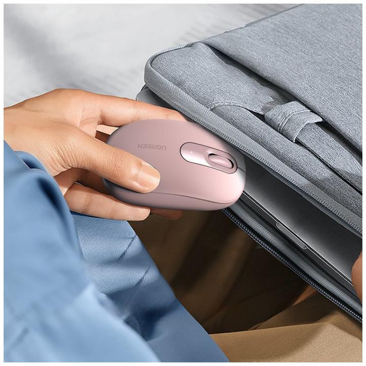Actual product image Ugreen Wireless mouse 90686 2.4G (cherry pink) (Wireless)