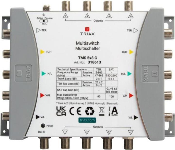Actual product image Triax Cascade multi-switch TMS 5x8 C (Multi switch)