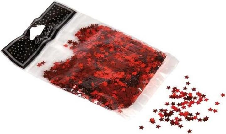 Produktbild Dekomat Streudeko Sterne 30 g, 0.5 cm, Rot