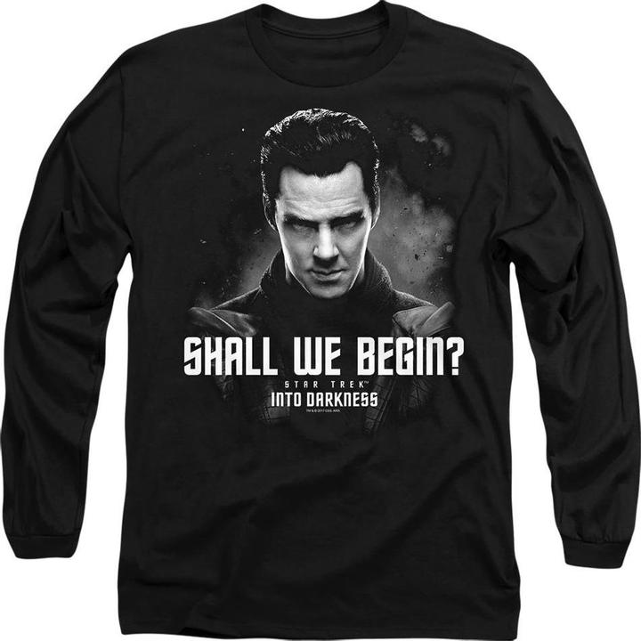 Star Trek: Into Darkness Shall We Begin TShirt (XL)