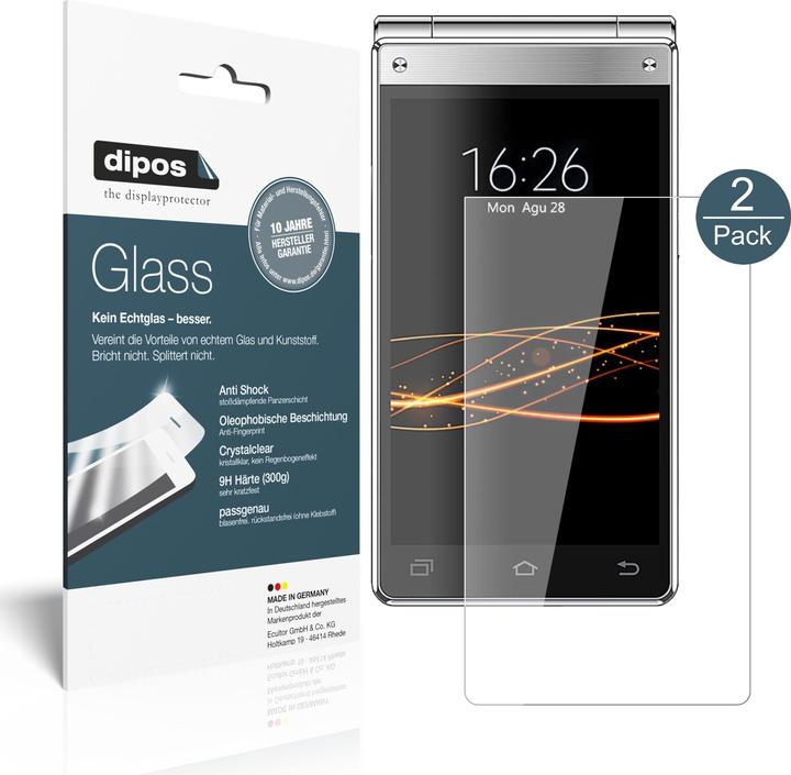 Actual product image Dipos Screen Protector Anti-Shock (2 Piece, VkWorld T2 Plus)