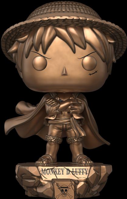 Produktbild Funko POP! Plus One Piece 25th Anniversary Monkey D. Luffy (Bronze Statue) Exclusive