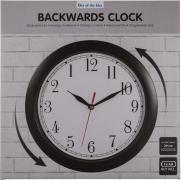 Actual product image Ootb Wall clock, running backwards, D: approx. 29 cm (29 cm)