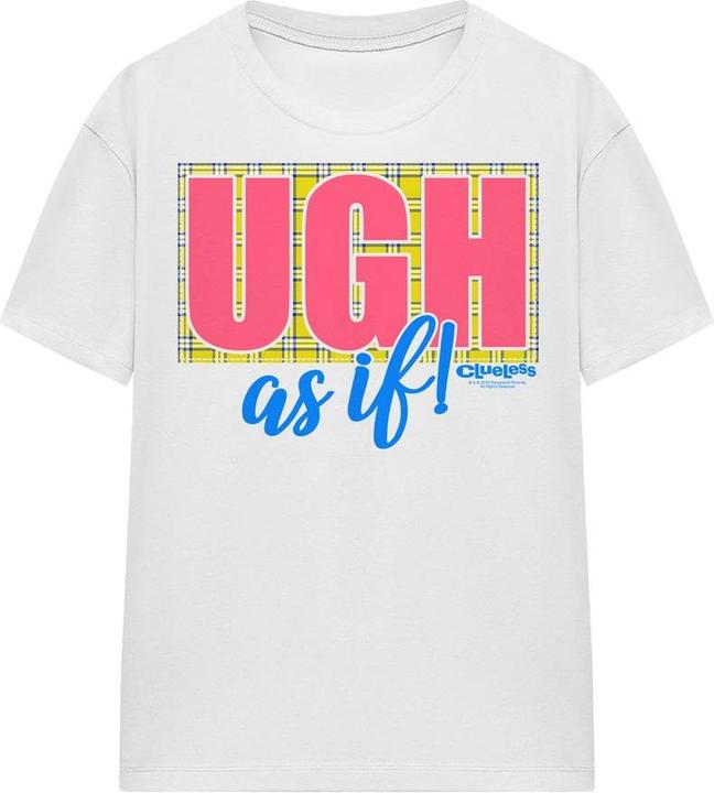 Actual product image Clueless Unisex Adult Ugh As If T-Shirt (XL)