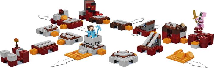 Produktbild LEGO Die Nether-Eisenbahn (21130, LEGO Minecraft)
