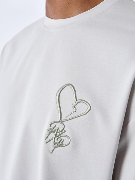 Actual product image Project X Paris embroidered t-hirt project x pari treet heart (S)