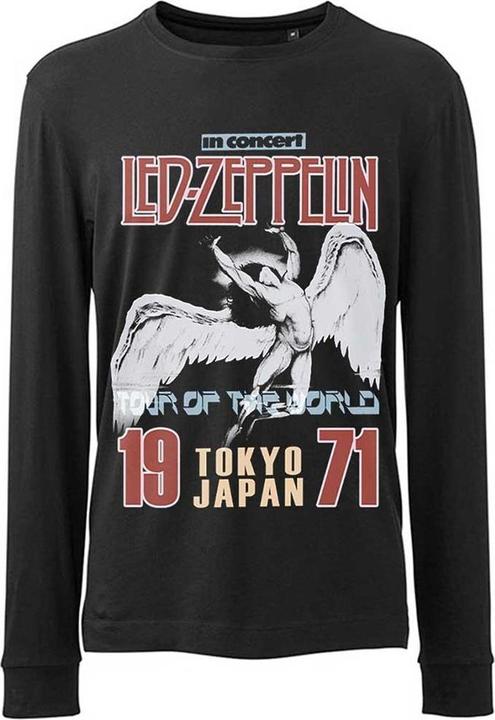 Image du produit Led Zeppelin T-shirt unisexe à manches longues en coton japonais Icarus (L)