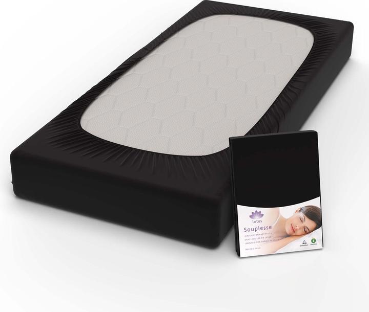 Produktbild Lotus Bettwaren Jersey Fixleintuch Souplesse (120 x 200 cm)