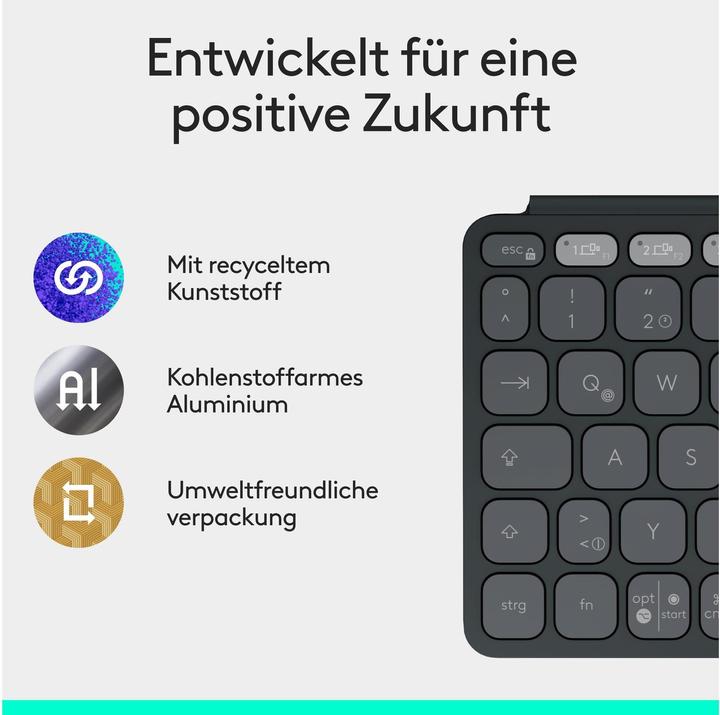 Actual product image Logitech Tastatur Keys-To-Go 2 (CH, Wireless)