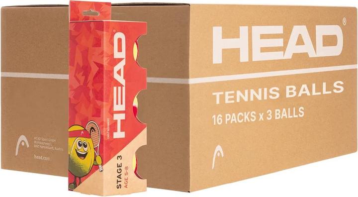 Actual product image Head Tennisbälle Stage 3 3er-Pack