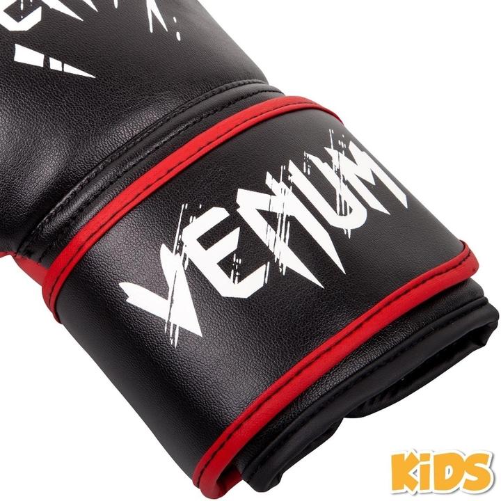 Produktbild Venum Contender Kids Boxing Gloves - Black-Red (4 OZ, One Size)