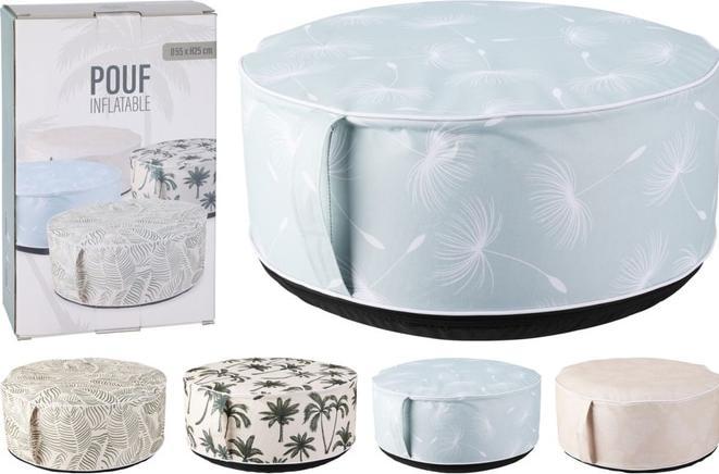 Actual product image AM/63 Pouf - Aufblasbar - ca. 55 x 25 cm - 1 Stück