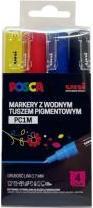 Mitsubishi Plakatmarker PC-1M 4 Farben (Multicoloured, 0.70 mm)