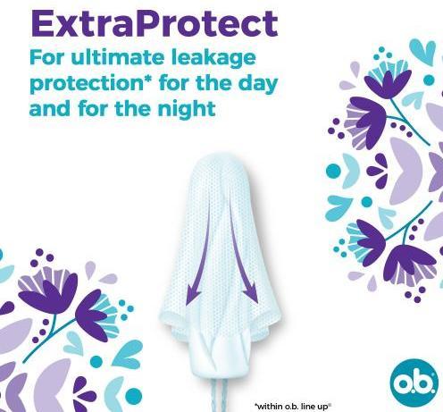Produktbild o.b. ExtraProtect Normal - Tampons - 16.0pc (16 x, Normal)