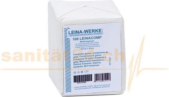 Leina Mullkompressen 7.5 cm x 7.5 cm / 12-fach / 100 Stk.