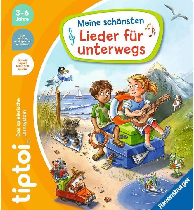 Ravensburger tiptoi Meine schönsten Lieder für unterwegs (Tedesco, Cee Neudert, Patrick Fix, 2022)