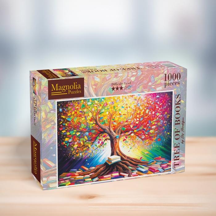 Image du produit Magnolia Puzzle 1000 pièces Arbre des livres (1000 pièces)