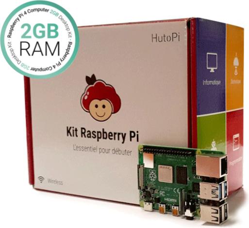 HutoPi Raspberry Pi 4 2GB Starter Kit