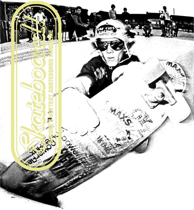 Actual product image Skateboard Unisex Adult Magazine Grab Hoodie (S)