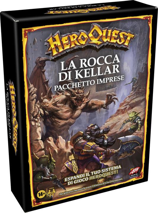 Image du produit Hasbro Avalon Hill, HeroQuest, The Fortress of Kellar, jeu de société pour adultes, 2-5 joueurs, à jouer
