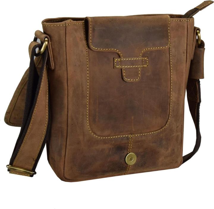 Produktbild Greenburry Vintage Umhängetasche Leder 23 cm