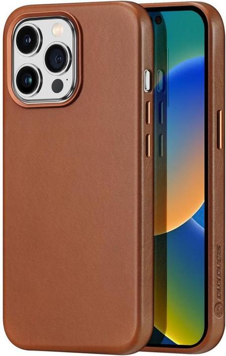 Actual product image Dux Ducis Naples Series Genuine Leather Case (Apple iPhone 14 Pro Max)