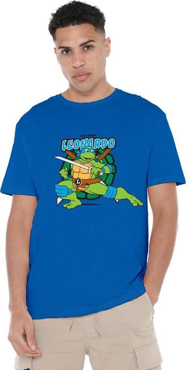 Immagine prodotto Teenage Mutant NT Leonardo Leads Maglietta Uomo (4XL)